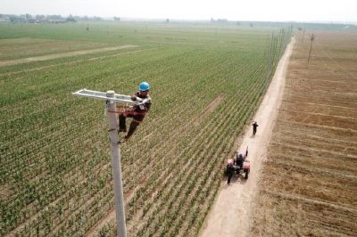 故城供電公司組織配變?cè)鋈莺途€(xiàn)路改造工作
