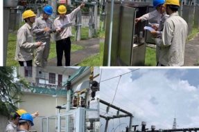 35kV金石橋變設備開展十八項反措排查工作、10kV開關柜開展帶電局放檢測工作