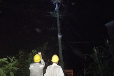 10千伏肖高線真空斷路器、隔離開關(guān)、重過載配變及引線各連接觸頭等易發(fā)熱部位進(jìn)行仔細(xì)排查