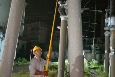 變電運(yùn)維對(duì)檀雷桔南I線，檀雷桔南II線停電操作，配合線路零點(diǎn)搶修