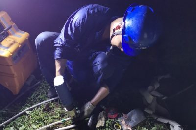 瀘州供電公司調集200米備用電纜搶修干線電纜短路事故
