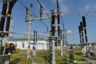 安慶供電公司對宿松縣220千伏黎河變電站進(jìn)行改造