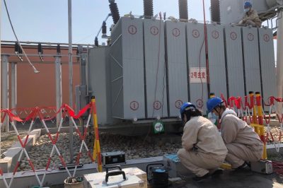 泗陽(yáng)輸變電運(yùn)檢中心開展電力設(shè)備檢修預(yù)試工作