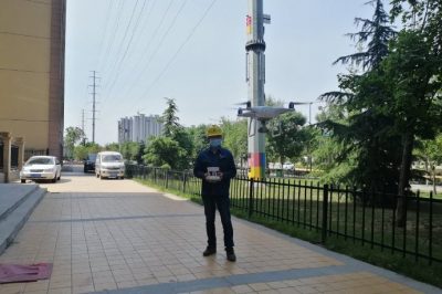 利用無人機(jī)對(duì)110千伏線路電桿塔進(jìn)行巡視