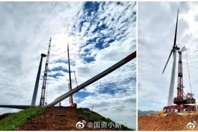 華電廣西新標(biāo)桿！三江八江風(fēng)電項目首臺風(fēng)機順利吊裝完成