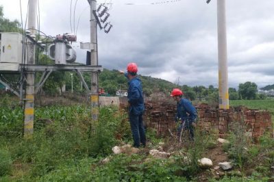 雨后特巡電網線路保供電安全