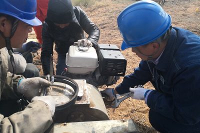 750千伏配套送出工程1211#-1212#不停電跨越500千伏錦忻Ⅱ線四級風(fēng)險作業(yè)開始施工