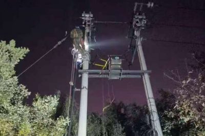 連夜搶修保供暖，心系百姓早供電