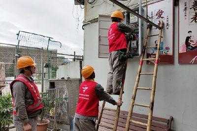 電廠(chǎng)送出工程全線(xiàn)光纜正式接通